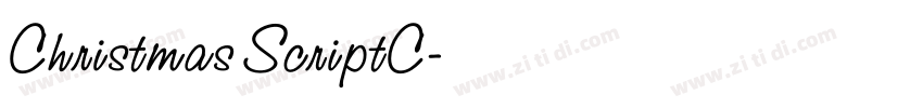 Christmas ScriptC字体转换